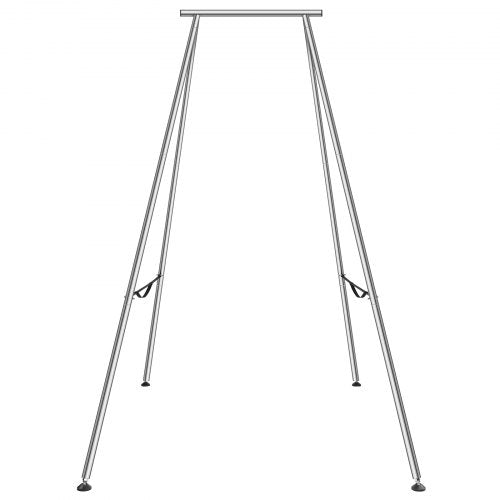 VEVOR Aerial Yoga Frame, 2950 mm Height Yoga Swing Stand, Max 250 kg Load Chrome-Plated Steel Pipe Inversion Yoga Swing Stand Yoga Rig Yoga Sling Inve