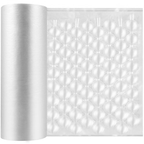 VEVOR Air Cushion Film, 300 m Length Air Pillow Bubble Bags Film, 400 mm Width Film, Roll Bubble Bags Film for Wrap Machine