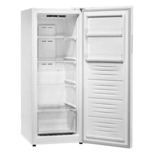 VEVOR Convertible Freezer-Refrigerator, 11 Cu.Ft Frost Free Upright Freezer with Temp Control Panel, Reversible Door, Adjustable Glass Shelves and LED