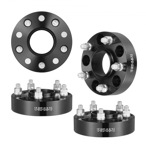 VEVOR Wheel Spacers, 1.5" 5"x5.5" Wheel Adapters, 5 Lug Forged Spacer, 71.5 mm Bore Hubcentric M1-2-20 Studs Spacers, Fit for Jeep Journey, WRANGLER J