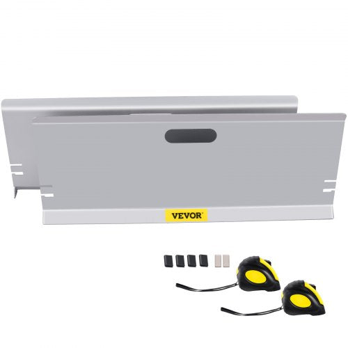 VEVOR Wheel Alignment Tool, Toe Plates without Probes, Aluminum Alloy Toe Alignment Plates, Double 16ft Tape Measures Alignment Tools Automotive, Whee