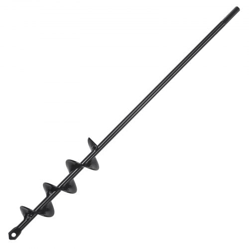 VEVOR Auger Drill Bit for Planting, 1.6 x 16.5 inch Garden Auger Drill Bit, Spiral Drill Bit for Bulbs Planting & Holes Digging, 3-8" Hex Drive Drill