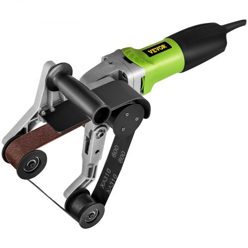 VEVOR Pipe Tube Polisher Sander 7\"-180 mm Max Pipe Diameter,Sander Polisher Grinder 110V 800W,Professional Belt Sander Grinding Machine 6 Speeds Adju