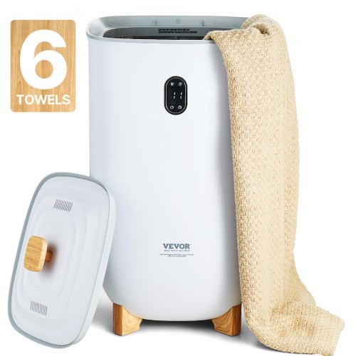 VEVOR Towel Warmers for Bathroom, 35 L Towel Warmer Bucket, Towel Dryer with Auto Shut Off for Spa Fits up to 6 Oversized Bath Towels, Blankets, Cloth