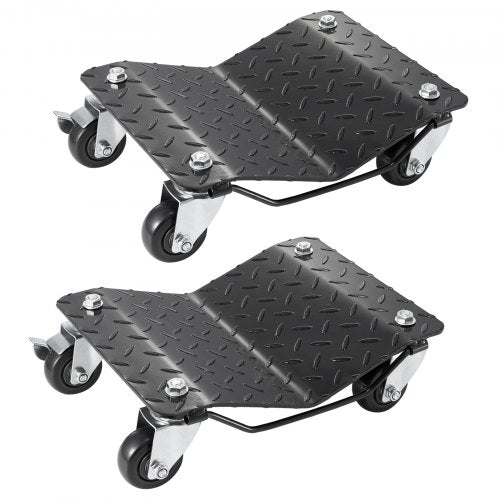 VEVOR Wheel Dolly, 1360 kg Car Dollies, Wheel Dolly Car Tire Stake Set of 2 Piece, Heavy-duty Car Tire Dolly Moving Cars, Trucks, Trailers, Motorcycle