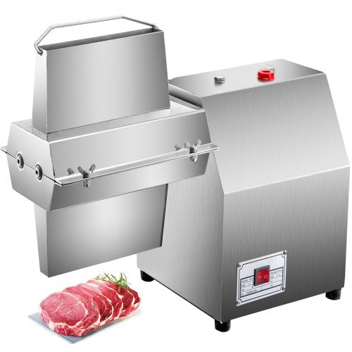 VEVOR Commercial Meat Tenderizer, Stainless Steel Electrical Meat Tenderizer, 750W Meat Tenderizer Machine, Heavy Duty Meat Tenderizer Electric Machin