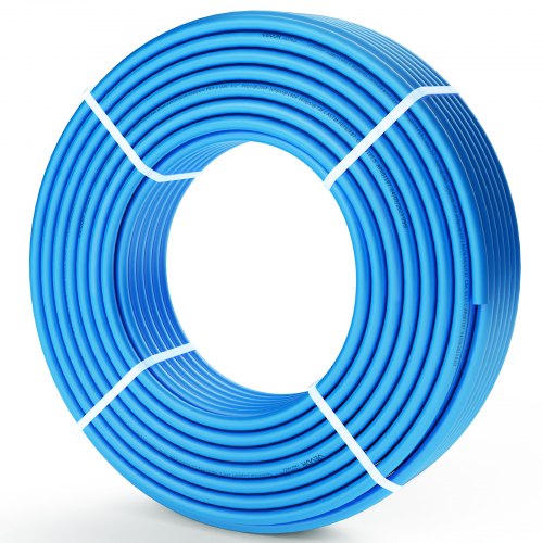 VEVOR PEX Pipe 1-2 Inch, 300 Feet Length PEX-B Flexible Pipe Tubing for Potable Water, Pex Water Lines for Hot-Cold Water & Easily Restore, Plumbing A