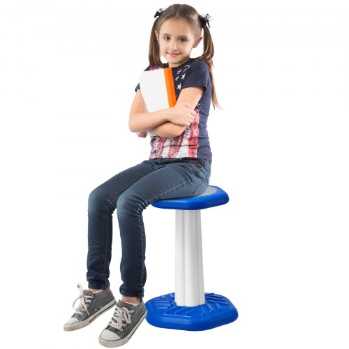 VEVOR Kids Wobble Chair, Active Chair with Sponge Cushion, Wobble Stool Improves Focus, Posture and Calm Children, Ideal for Schools and Home, Age 7-1