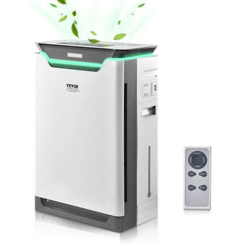 VEVOR Air Purifier, Covers Up to 2000 ft² in One Hour, True HEPA 13 Filter, 36dB Quiet, Filters Up to 99.97% of Pollen, Smoke, Dust, Pet Dander, Odor,