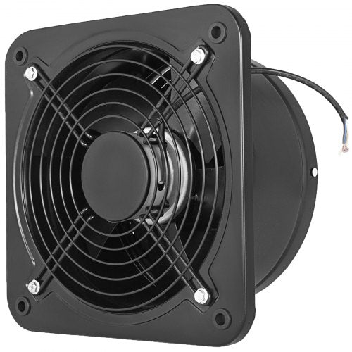 VEVOR Industrial Ventilation Extractor Metal Axial Exhaust Commercial 12 inch Air Blower Fan 250MM opening exhaust fan 2800 RPM Low Noise Stable Runni