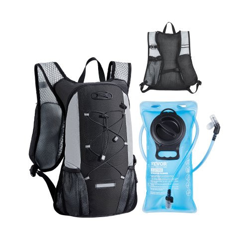 VEVOR Hydration Backpack with 2L TPU Water Bladder, Hydration Pack Backpack, Lightweight Hiking Water Backpack for Men Women, Hydro Water Daypack for