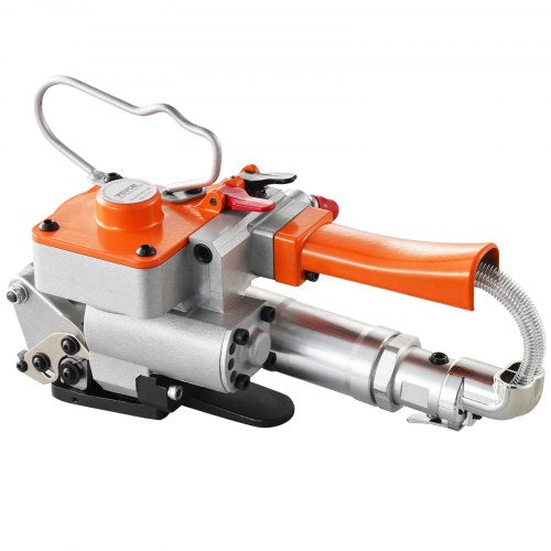 VEVOR Pneumatic Strapping Tool, for 1-2"-3-4" Width PET Plastic Belt, Packaging Strapping Machine, Handheld Baler Automatic Packaging Machine with 350