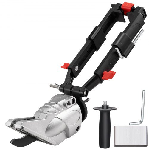 VEVOR Board Cutter Drill Attachment, Board Shears Attachment with 360 Degree Pivoting Head, for Cutting Max. 0.5" Fiber Cement and 0.47" Plasterboard,