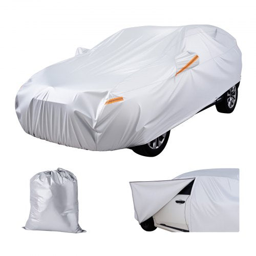 VEVOR Car Cover, Car Cover Waterproof for Toyota RAV4 Compact SUV, Custom-fit All Weather Sun Rain Wind Frost Dust Snow Protection Full Exterior Cover