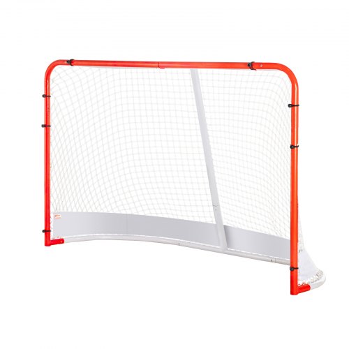 VEVOR Street Hockey Net, Indoor Outdoor Steel Hockey Goal, Official Regulation Pro Hockey Training Goal Set, Portable Hockey Goal with Net, Easy Assem