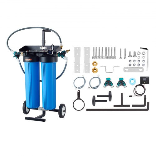 VEVOR Deionized Water System for Car Wash, Premium Water Deionizer For Car Washing with Integrated TDS Meter, Spotless Water Spot Remover Filter with