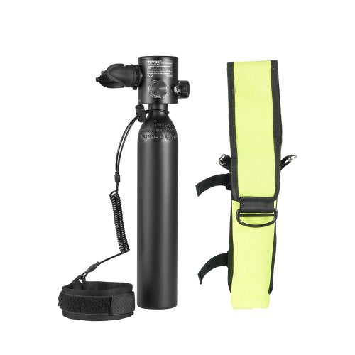 VEVOR Scuba Tank, 0.5L Portable Scuba Diving Tank, Diving Oxygen Cylinder Supports 5-10 Minutes Underwater Breathing, 98.43 feet Diving Depth, Lung Ta