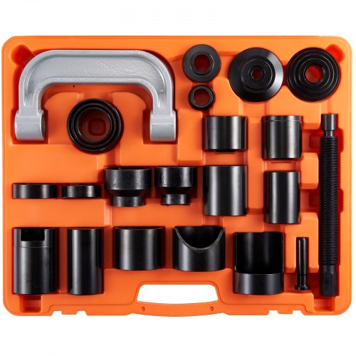 VEVOR Ball Joint Press Kit, 23 pcsTool Kit, C-press Ball joint Remove and Install Tools, for Most 2WD and 4WD Cars, Heavy Duty Ball Joint Repair Kit f