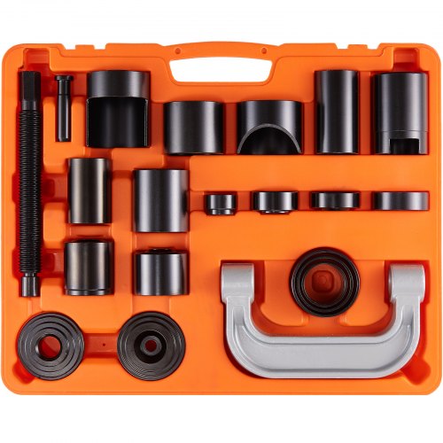 VEVOR Ball Joint Press Kit, 21 pcsTool Kit, C-press Ball joint Remove and Install Tools, for Most 2WD and 4WD Cars, Heavy Duty Ball Joint Repair Kit f