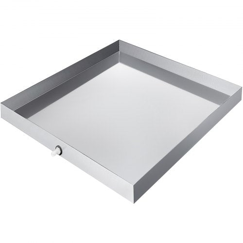 VEVOR Well-Designed Washer Pan 32 x 30 x 2.5 Inch Washing Machine Drip Pan Stainless Steel Sink Dishwasher Drip Tray Compact Universal Drip Tray with 