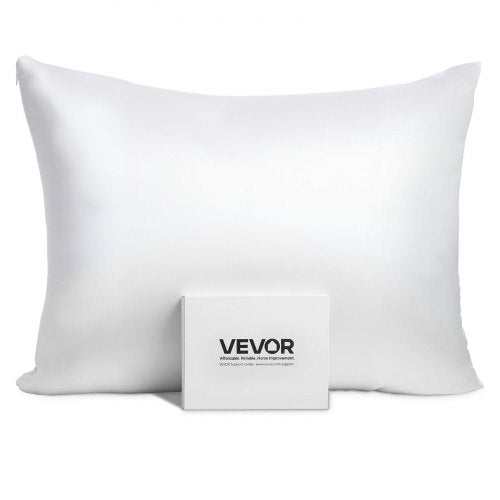 VEVOR Silk Pillowcase, 100% Pure Mulberry Silk Pillow Case, 26 in x 20 in Standard Silky Pillow Case for Hair and Skin, Smooth, Soft and Breathable Pi