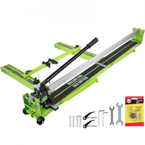 VEVOR Tile Cutter 47 Inch, Manual Tile Cutter All-Steel Frame,Tile Cutting Machine with Laser Guide and Bonus Spare Cutter,Tile Cutter Hand Tool for P