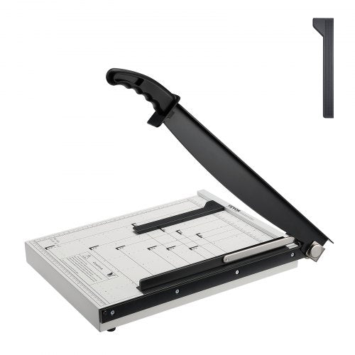 VEVOR Paper Cutter, Guillotine Trimmer, 15" Cut Length, 16 Sheets Capacity, Heavy Duty Guillotine Paper Cutter with Guard Rail-Blade Lock for Cardstoc