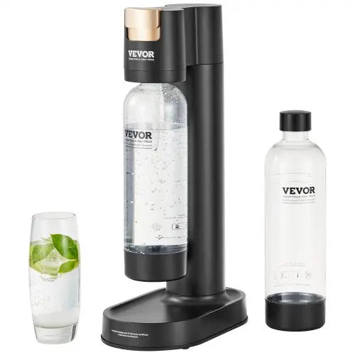 VEVOR Sparkling Water Maker, Soda Maker Machine for Home Carbonating, Seltzer Water Starter Kit with 2 BPA-free 1L PET Bottles, Compatible with Mainst Matron Inn