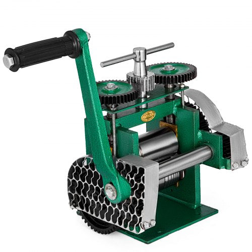 VEVOR Combination Rolling Mill Machine Rolling Mill Jewellery 85mm Roller Width Flat Rolling Manual Jewelry Press Tabletting Tool Jewelry DIY Tools(12