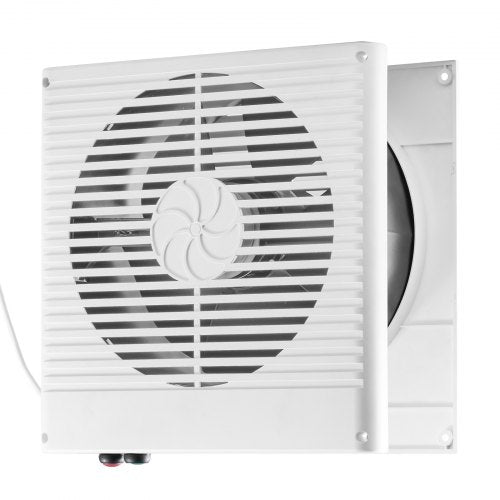 VEVOR 7.5-Inch Room to Room Fan, Through Wall Fan with AC Motor & Bi-directional Adjustable Wind, 180 CFM Ventilation Quiet Exhaust Vent for Kitchen,