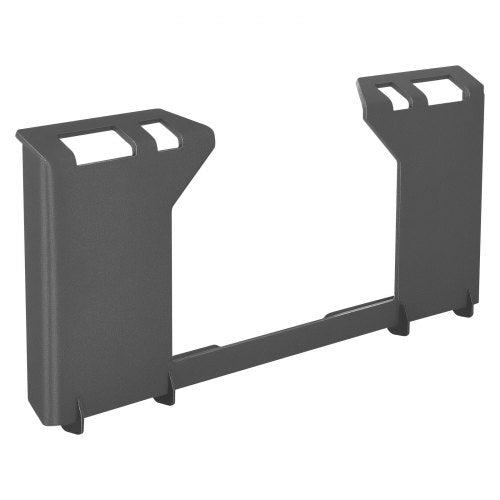 VEVOR 1-2 in Skid Steer Mount Plate, Universal Quick Attach Mount Plate, Cut Out Design, Easy to Bolt, 6000lbs Capacity, Heavy Duty Loader Plates Comp
