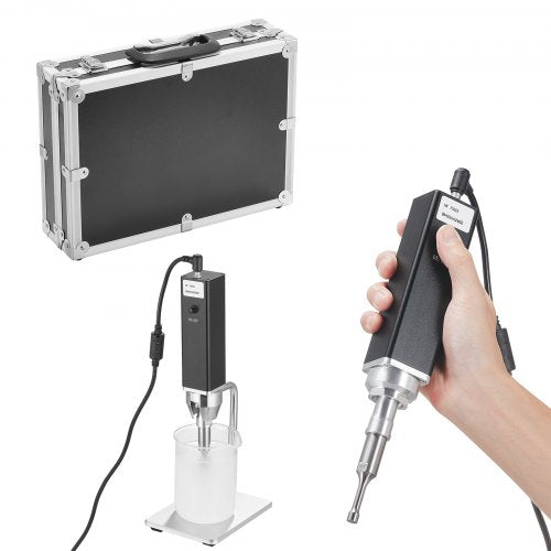 VEVOR Portable Ultrasonic Homogenizer, 0.3 in Titanium Alloy Probe, 30KHz Ultrasonic Frequency, 50-300ml Capacity, Handheld and Desktop Dual Use, Soni