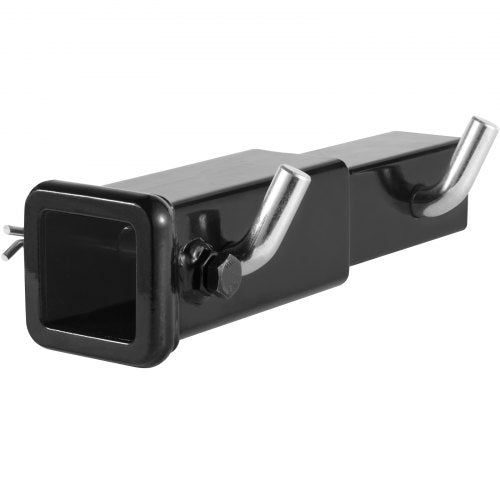 VEVOR Trailer Hitch Extender, Fits for 2" Receiver Hitch Adapter, Trailer Hitch Extension Tube Extender, 7" Extension Length, 4000 lbs Towing Capacity