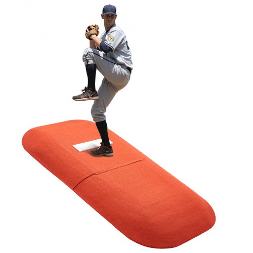 VEVOR Pitching Mound, Portable Baseball Game Mound, 107 in Indoor Outdoor Pitching Practice and Training Equipment, Softball Pitching Aids with Antifa