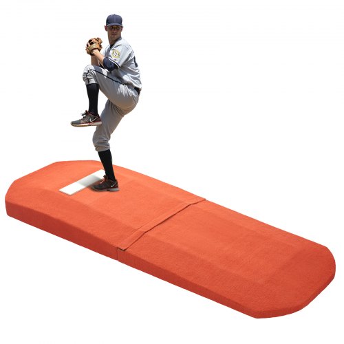 VEVOR Pitching Mound, Portable Baseball Game Mound, 127 in Indoor Outdoor Pitching Practice and Training Equipment, Softball Pitching Aids with Antifa
