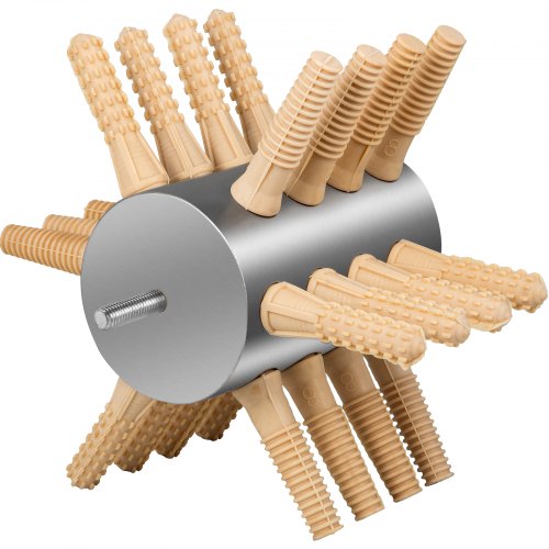 VEVOR Chicken Plucker Drill Attachment, Stainless Steel Drill Chicken Plucker, 24 Fingers Chicken Feather Plucker Machine, 0.4 Inches Shank Poultry De