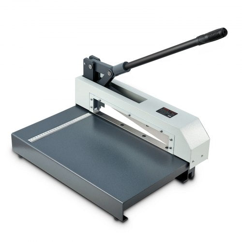 VEVOR Guillotine Sheet Metal Shear, 12 in Manual Hand Plate Shear, Heavy Duty Metal Plate Cutter Tool, with Solid Steel Frame, High Precision, for Cut