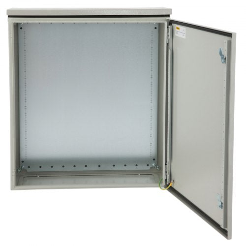 VEVOR Electrical Enclosure, 24x24x8in, Tested to UL Standards NEMA 4 Outdoor Enclosure, IP65 Waterproof & Dustproof Cold-Rolled Carbon Steel Hinged Ju