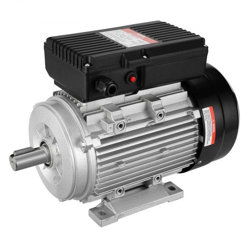 VEVOR 2.2KW Electric Motor 2800 rpm, AC 220~240V 13.8A, 90L, B3 Frame, Air Compressor Motor Single Phase, 24mm Keyed Shaft, CW-CCW Rotation for Agricu