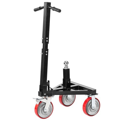 VEVOR Trailer Dolly, 3500lbs Tongue Weight Capacity, 18 inch and 22 inch Height Adjustable Trailer Dolly, with 2 inch Hitch Ball, Adjustable Handle Le