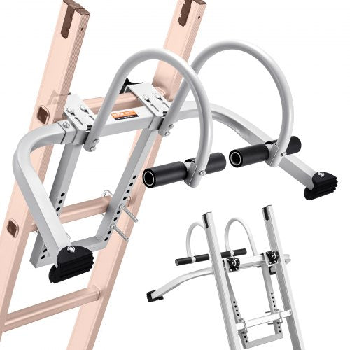 VEVOR Ladder Stabilizer, 2 in 1 Extension Wall Ladder Standoff Hook, Roof Ridge Ladder Accessories Both Horizontally and Vertically, Heavy-duty Steel