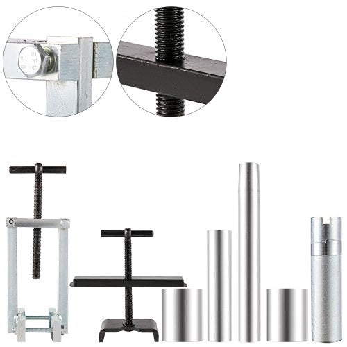 VEVOR Turbine Shaft, 6pcs Pump Stator Seal Ring Tools, Spring Compressor, Pump Puller Kit, Bushing Sizer Rotor Aligner, Pump Stator Seal Ring and Re-S