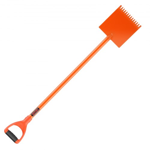 VEVOR Shingle Shovel 1 Pack, D-Grip Handle Shingle Roof Ripper, High Hardness 45# Steel & Lightweight Easy Tearing Off Roofing & Nails Tool, ideal for