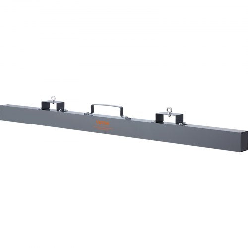 VEVOR 105lbs Hanging Magnetic Sweeper Pickup Tool, Nail Hang-Type Magnetic Forklift Sweeper, Industrial Grade Magnets Steel Material Hunting Accessori