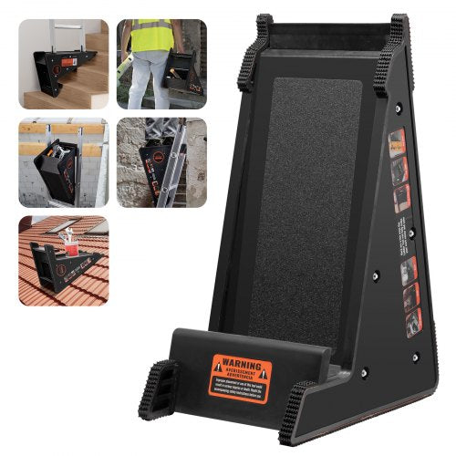 VEVOR Ladder Levler, 380lbs Load PP Ladder Leveling Tool, Pitch Hopper, Stair Ladder Stabilizer with Storage, Easy to Use Stable Platform for All Surf