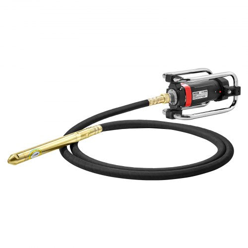 VEVOR Electric Concrete Vibrator, 1300W 16000 VPM, 2HP Copper Motor Handheld Concrete Vibrating Tool, Portable Pencil Cement Vibrator with Shaft of 14
