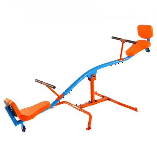 VEVOR Kids Seesaw, 300 lbs Load Capacity, Sit and Spin Teeter Totter with Easy-Grip Handles, Kids Outdoor Playground Equipment, Outside Toys, Swivelin