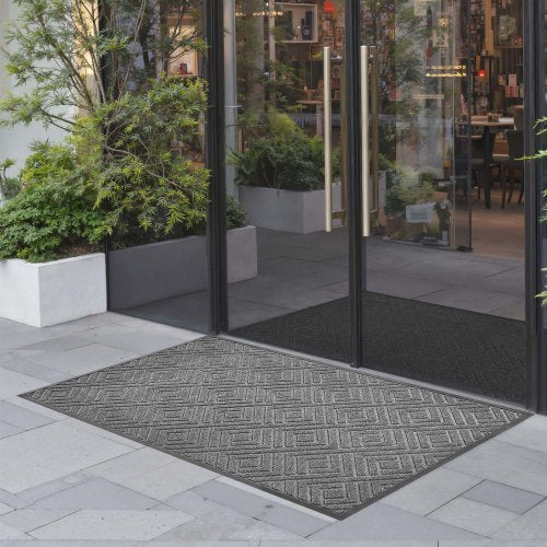 VEVOR Front Door Mat, 61.5 x 36 in Commercial Floor Mat for Indoor and Outdoor, Modern Stylish Carpet with TPE Backing, Heavy Duty Washable Entry Indu