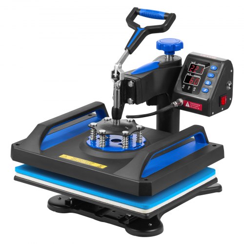VEVOR Heat Press Machine, 12 x 15 Inches, Fast Heating, 360 Swing Away Digital Sublimation T-Shirt Vinyl Transfer Printer with Anti-Scald Surface, Can
