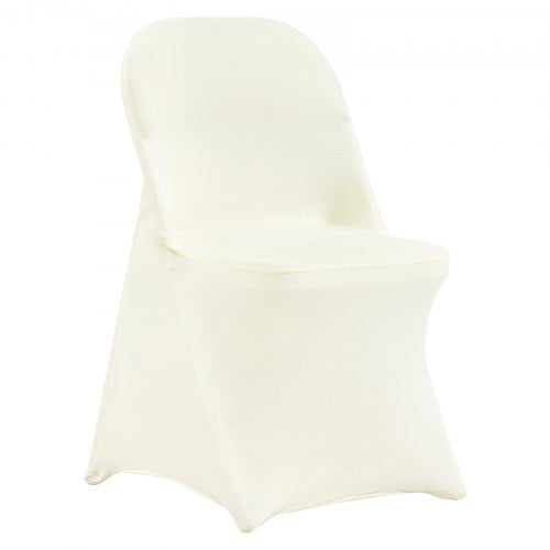 VEVOR Stretch Spandex Folding Chair Covers, Universal Fitted Chair Cover, Removable Washable Protective Slipcovers, for Wedding, Holiday, Banquet, Par